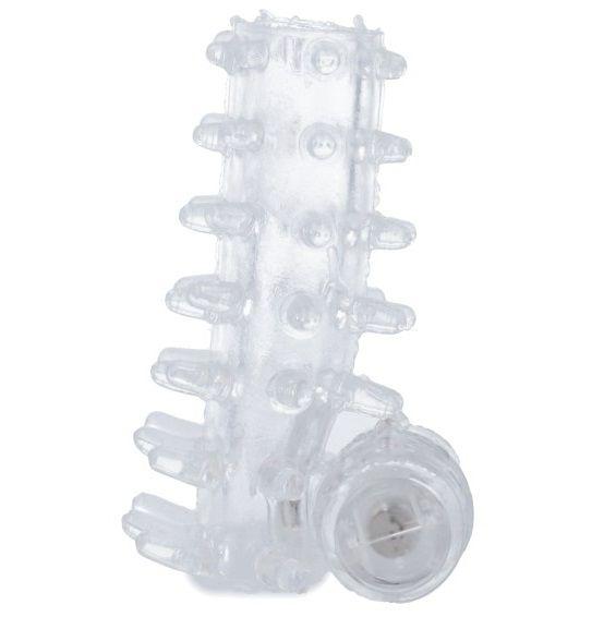 CASUAL LOVE - RING VIBRATING SLEEVE TRANSPARENT — zdjęcie 2