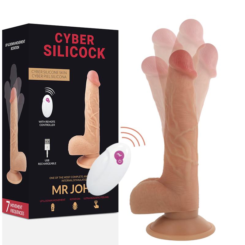CYBER SILICOCK - REMOTE CONTROL REALISTIC MR JOHN 23.88 CM -O- 4.3 CM — zdjęcie 2