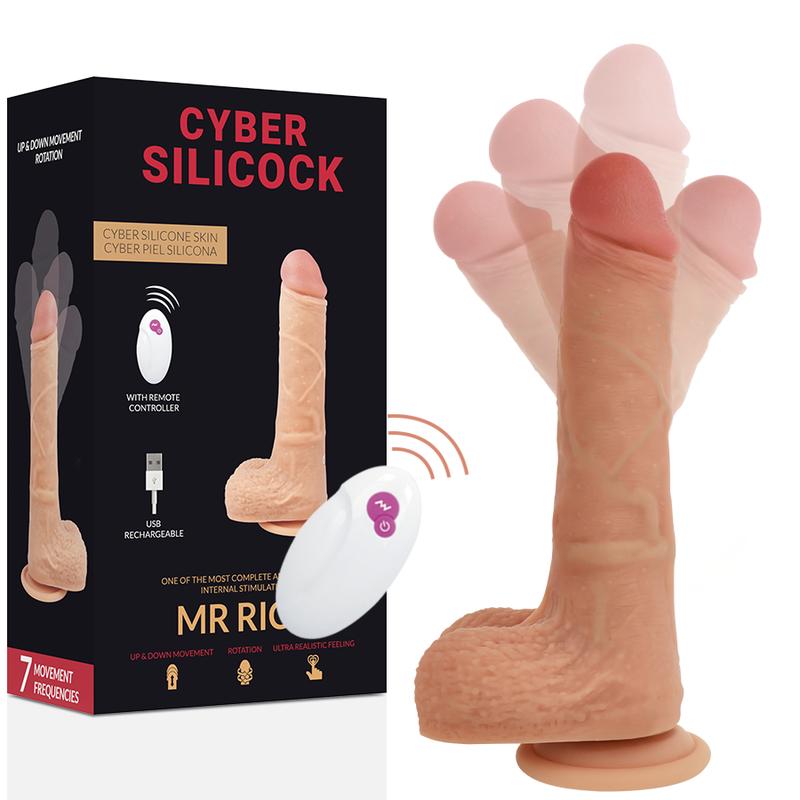 CYBER SILICOCK - REMOTE CONTROL REALISTIC MR RICK 20.9 CM -O- 4 CM — zdjęcie 2