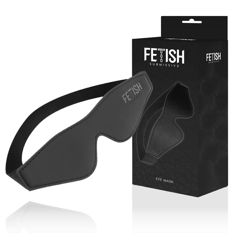 FETISH SUBMISSIVE - VEGAN LEATHER MASK WITH NOPRENE LINING — zdjęcie 2