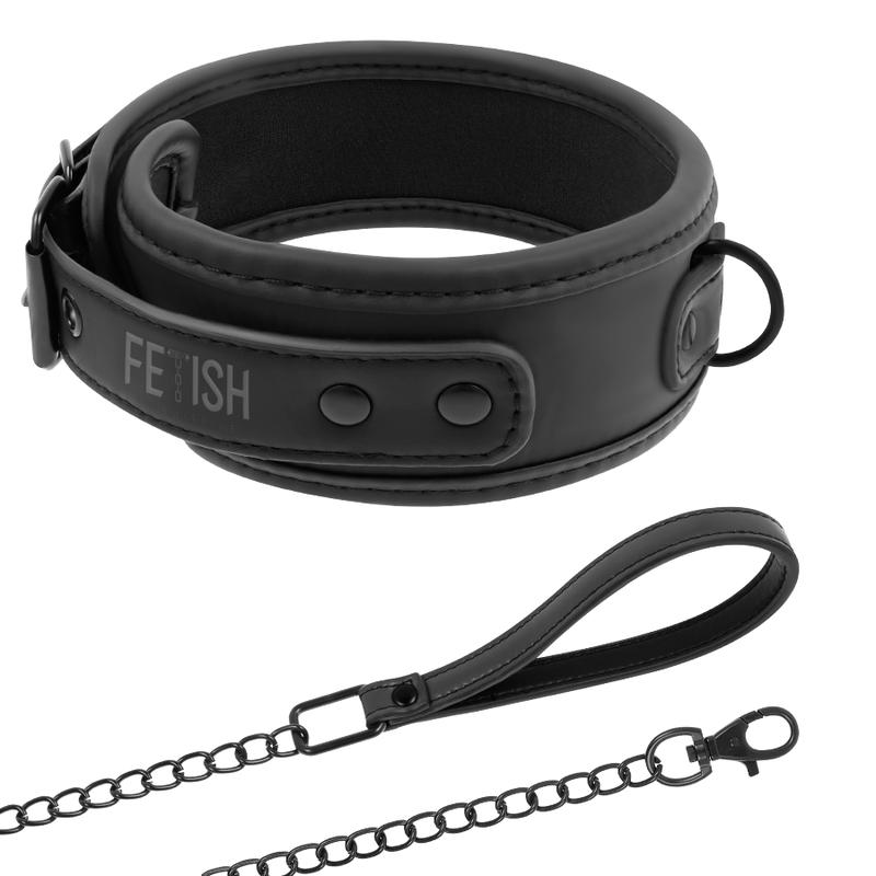 FETISH SUBMISSIVE - NOPRENE LINING CHAIN NECKLACE — zdjęcie 2