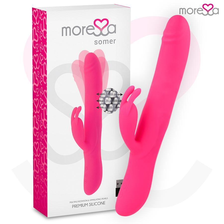 MORESSA - SOMER PREMIUM VIBRATOR WITH MULTIPLE ROTATION — zdjęcie 2