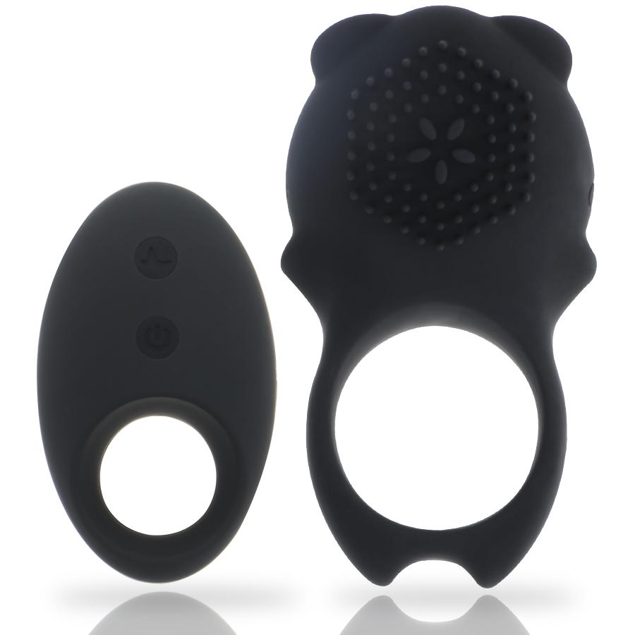 MIA  - COLOSSEO COCK RING REMOTE CONTROL BLACK — zdjęcie 2