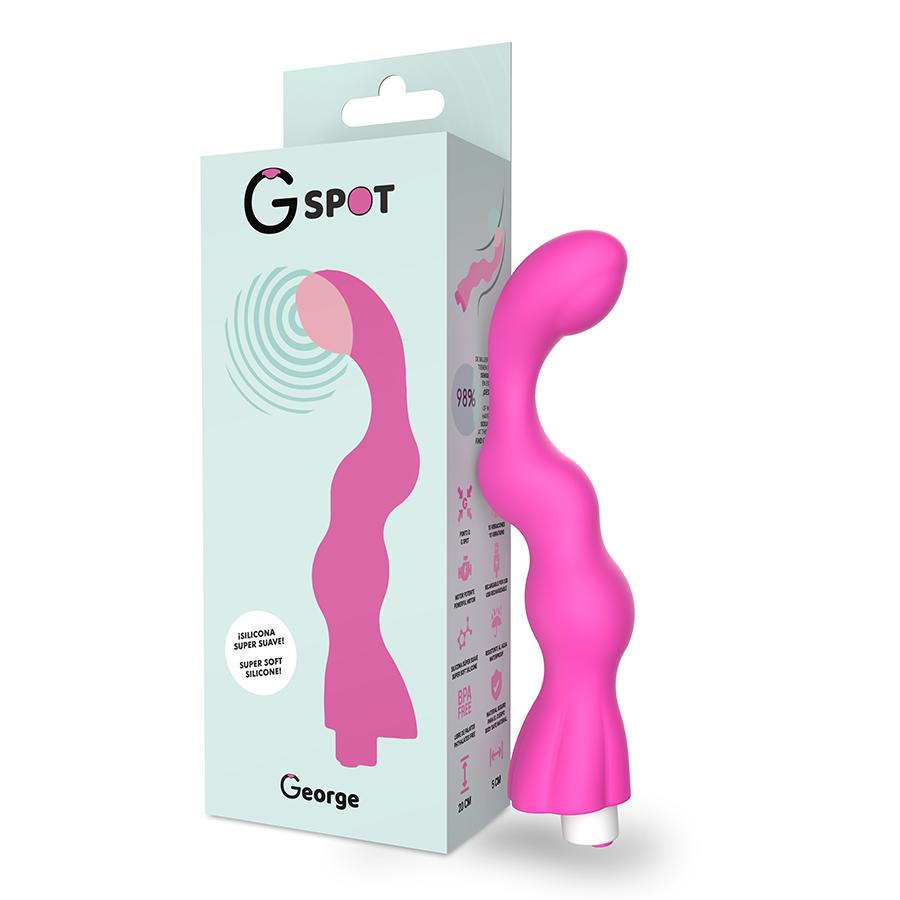 G-SPOT - GEORGE G-SPOT VIBRATOR GUM PINK — zdjęcie 2