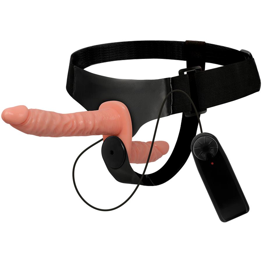 HARNESS ATTRACTION - HARRIS DOUBLE PENETRACI N WITH VIBRATION 18 CM -O- 3.5 CM — zdjęcie 2