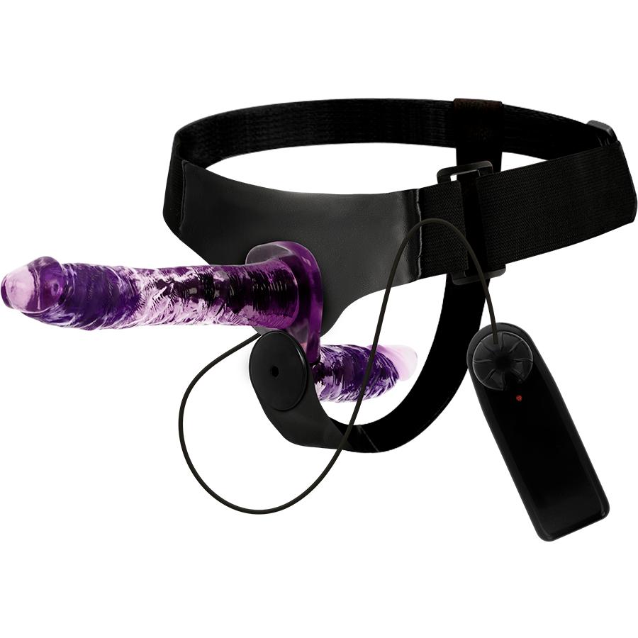 HARNESS ATTRACTION - RODNEY DOUBLE PENETRACI N VIBRATOR 18 CM -O- 3.5 CM — zdjęcie 2