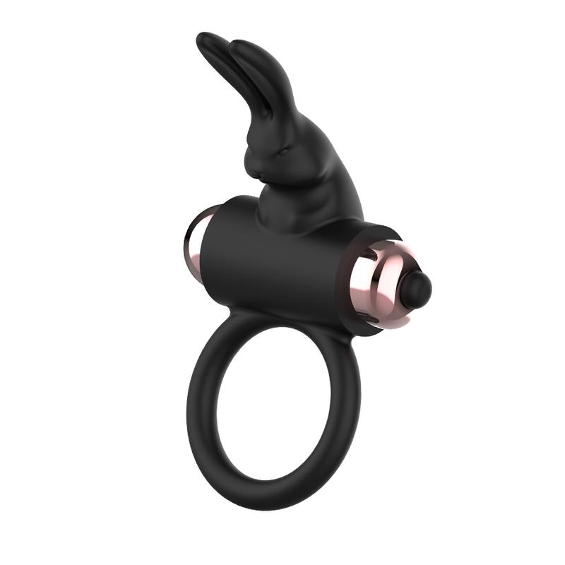 COQUETTE CHIC DESIRE - COCK RING WITH VIBRATOR BLACK/ GOLD — zdjęcie 2