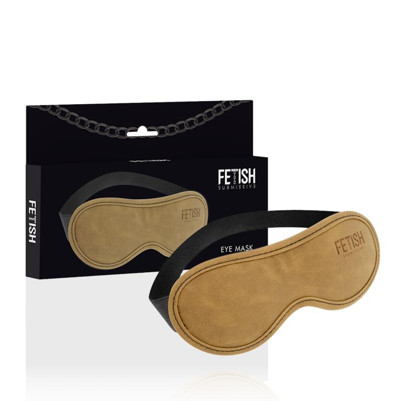FETISH SUBMISSIVE ORIGEN - VEGAN LEATHER MASK WITH NEOPRENE LINING — zdjęcie 2