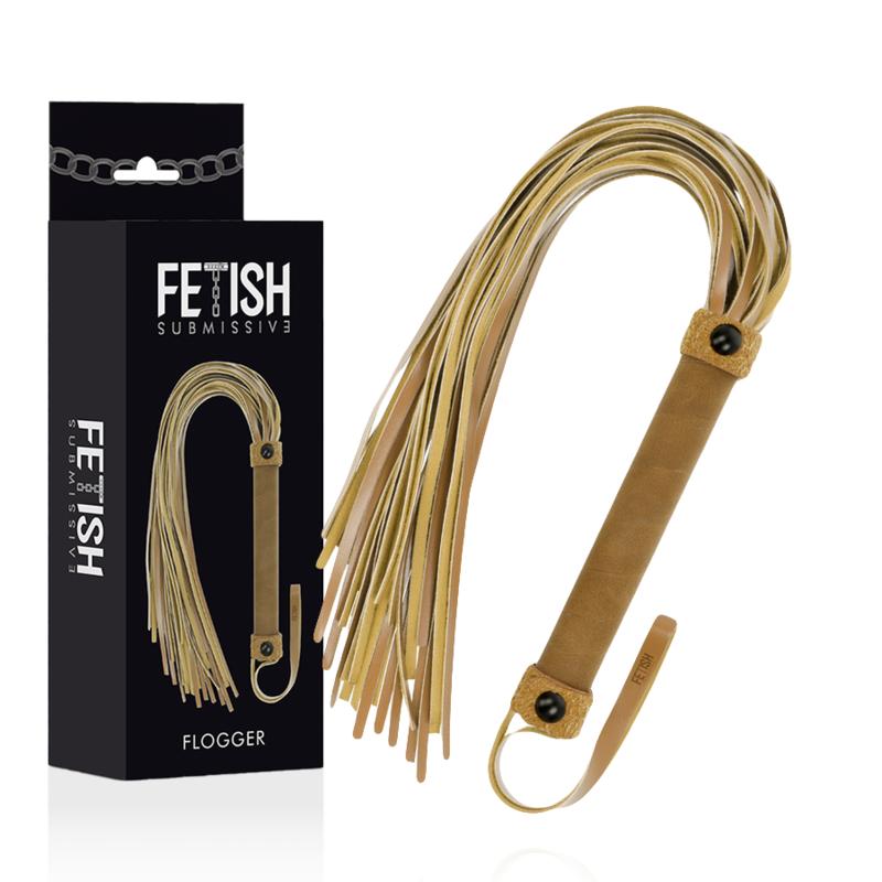 FETISH SUBMISSIVE ORIGEN - VEGAN LEATHER WHIP — zdjęcie 2