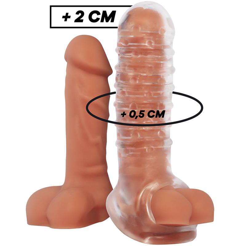 VIRILXL - PENIS EXTENSION AND SHEATH V15 TRANSPARENT — zdjęcie 2