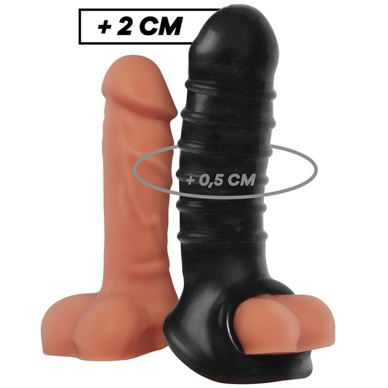 VIRILXL - PENIS EXTENSION AND SHEATH V15 BLACK — zdjęcie 2