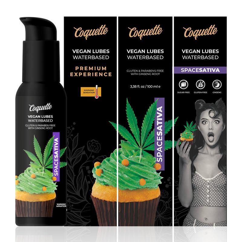 COQUETTE CHIC DESIRE - PREMIUM EXPERIENCE 100 ML VEGAN LUBES SPACE SATIVA — zdjęcie 2