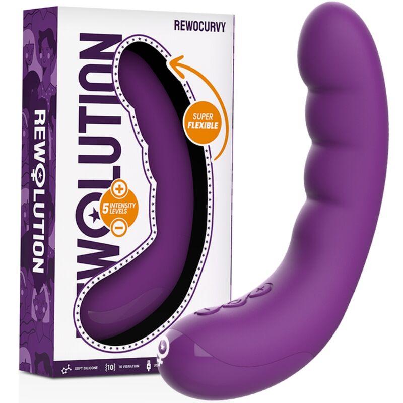 REWOLUTION - REWOCURVY RECHARGEABLE FLEXIBLE VIBRATOR — zdjęcie 2