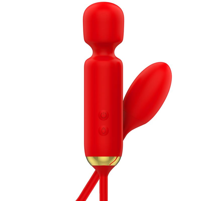 MIA - TOSCANA DOUBLE PLEASURE WAND + VIBRATING EGG — zdjęcie 2