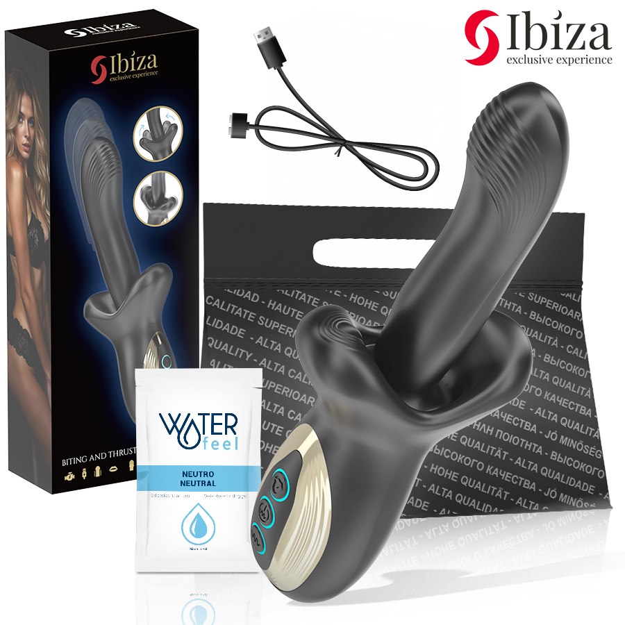 IBIZA - POWERFUL VIBRATOR WITH THRUSTING AND BITING EFFECT — zdjęcie 2