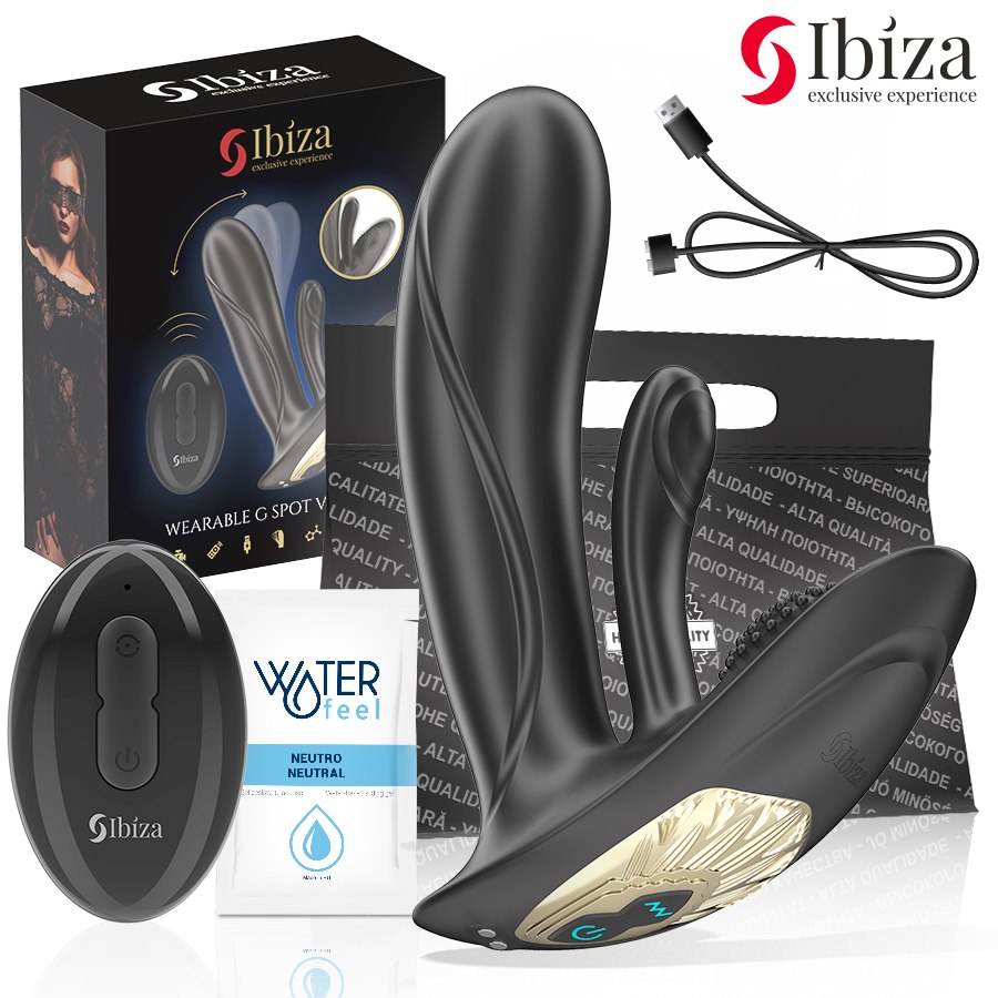 IBIZA - WEARABLE VIBRATOR WITH G-SPOT AND CLITORIS STIMULATION WITH REMOTE CONTROL — zdjęcie 2