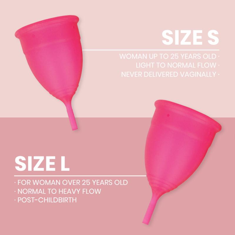 INTIMICHIC - MENSTRUAL CUP MEDICAL GRADE SILICONE - SIZE L — zdjęcie 3