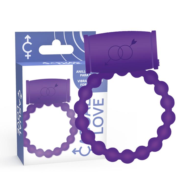 CASUAL LOVE - 25 COUPLE VIBRATOR RING VIOLET — zdjęcie 3