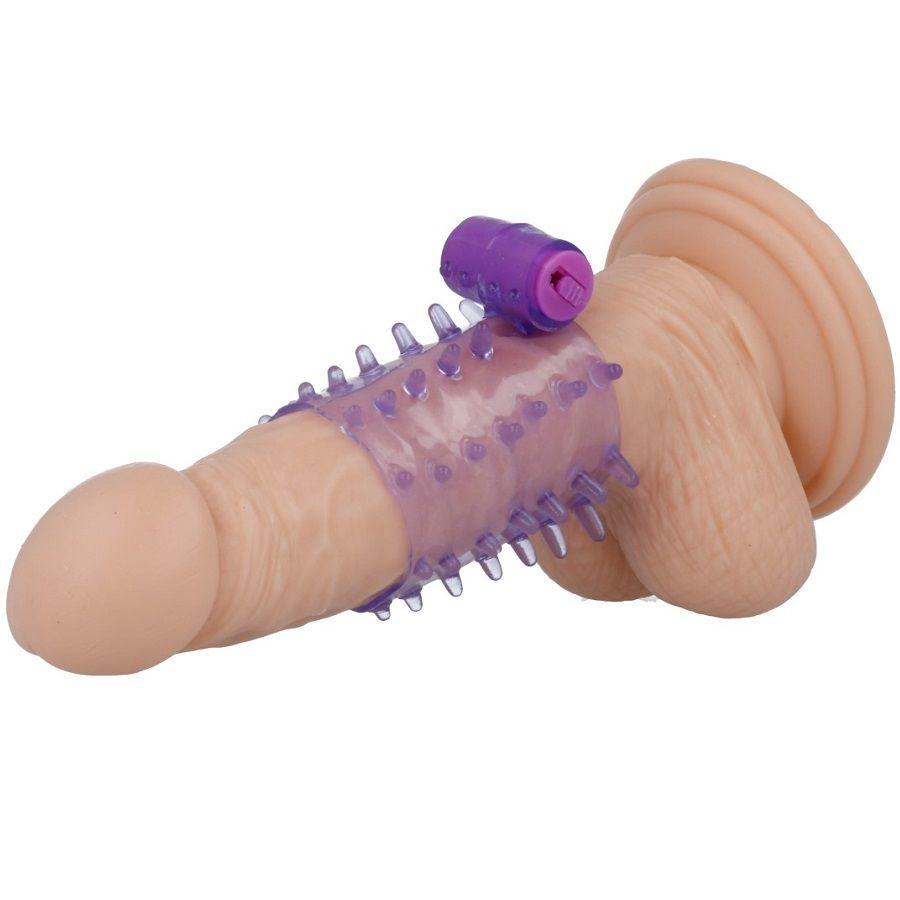 CASUAL LOVE - RING VIBRATING SLEEVE PURPLE — zdjęcie 3
