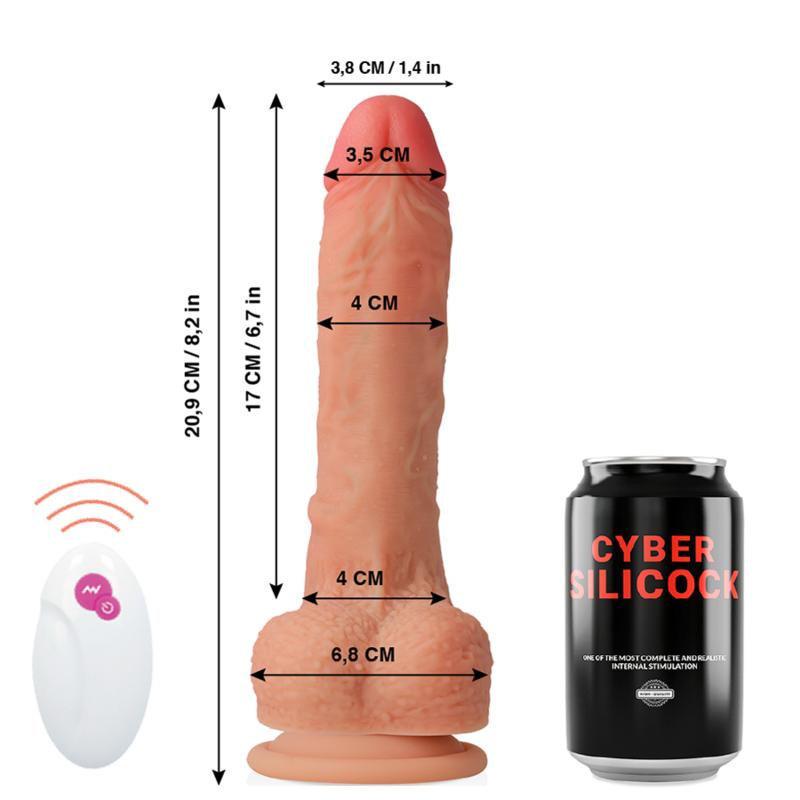 CYBER SILICOCK - REMOTE CONTROL REALISTIC MR RICK 20.9 CM -O- 4 CM — zdjęcie 3