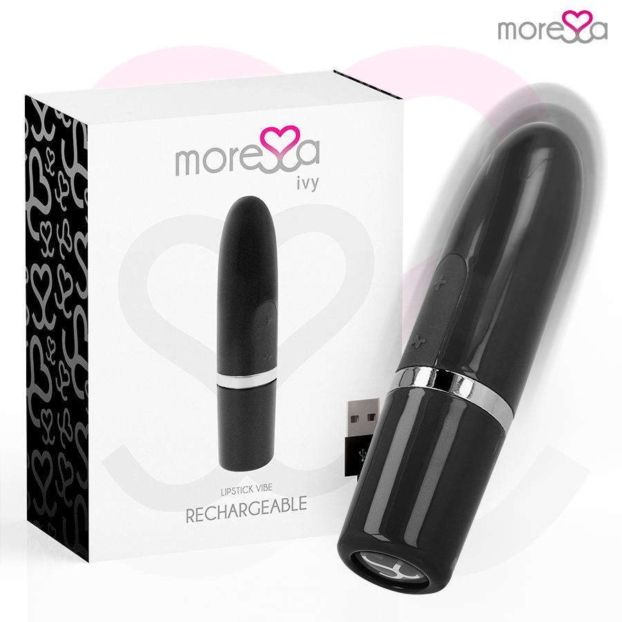 MORESSA - IVY VIBRATOR STIMULATOR TRAVEL BLACK — zdjęcie 3
