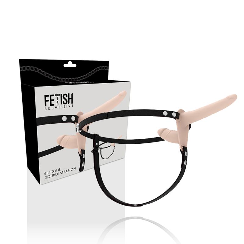 FETISH SUBMISSIVE HARNESS - DOUBLE PENETRATION FLESH — zdjęcie 3
