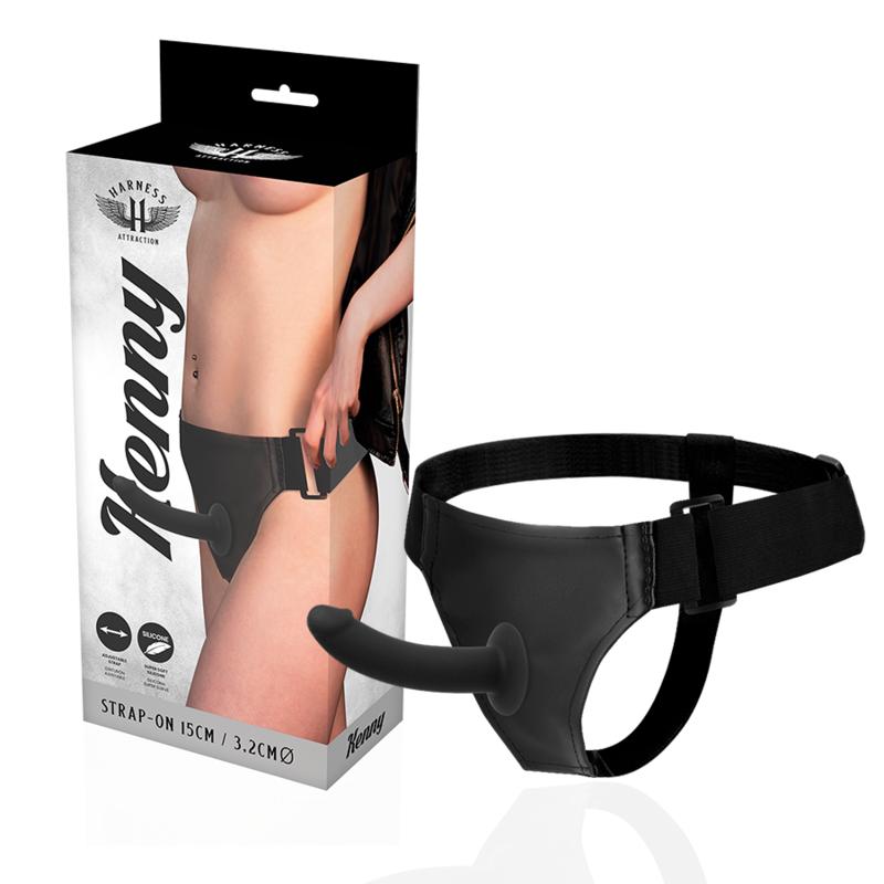 HARNESS ATTRACTION - RNES SILICONE KENNY 15 CM -O- 3.2 CM — zdjęcie 3