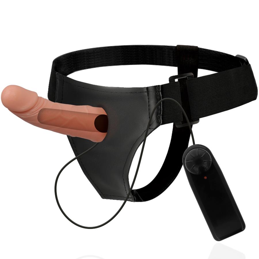 HARNESS ATTRACTION - RNES HOLLOW FRAMES WITH VIBRATOR 15 CM -O- 5 CM — zdjęcie 3