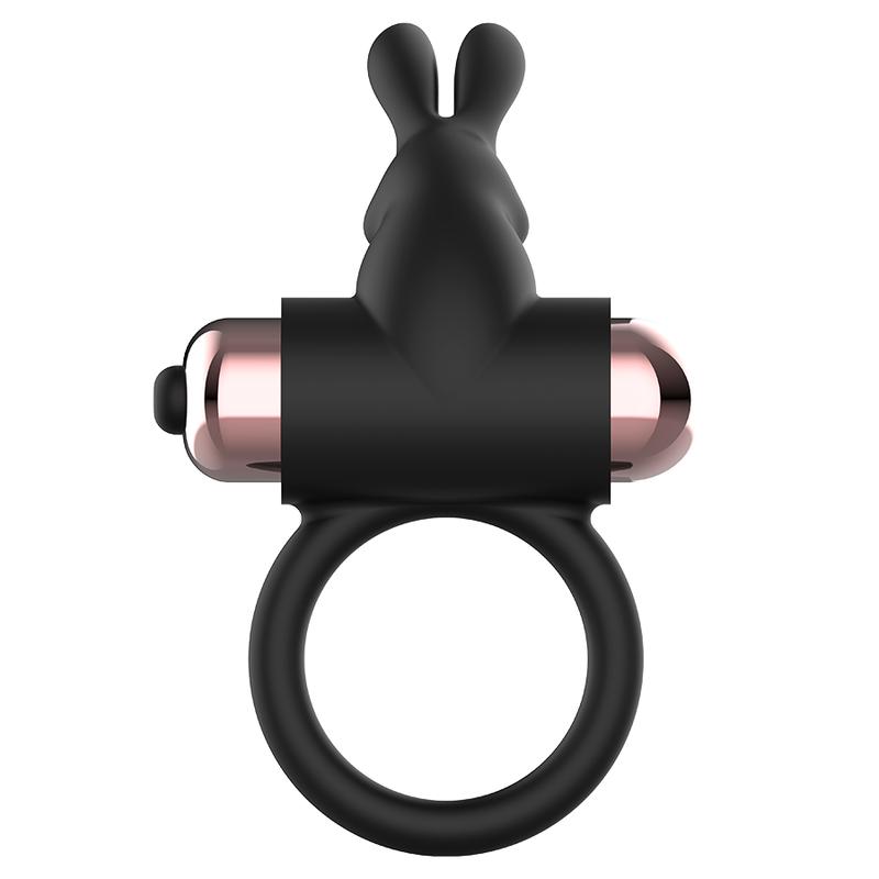 COQUETTE CHIC DESIRE - COCK RING WITH VIBRATOR BLACK/ GOLD — zdjęcie 3