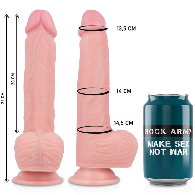 ROCK ARMY - ROCKARMY - ROTATION AND VIBRATION HAWK REALISTIC 22 CM -O- 4.6 CM — zdjęcie 3