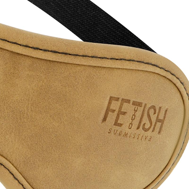 FETISH SUBMISSIVE ORIGEN - VEGAN LEATHER MASK WITH NEOPRENE LINING — zdjęcie 3