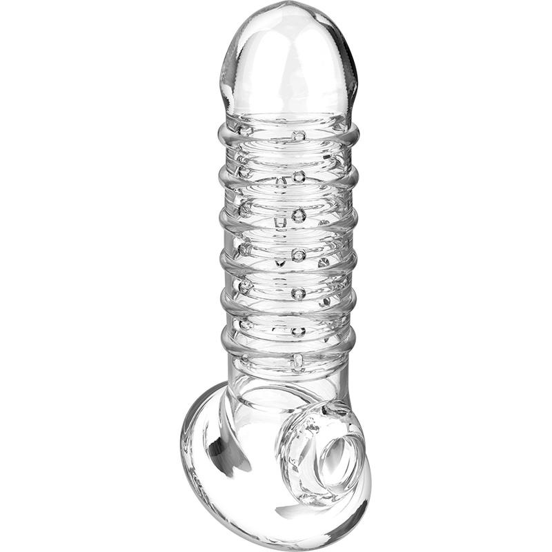 VIRILXL - PENIS EXTENSION AND SHEATH V15 TRANSPARENT — zdjęcie 3