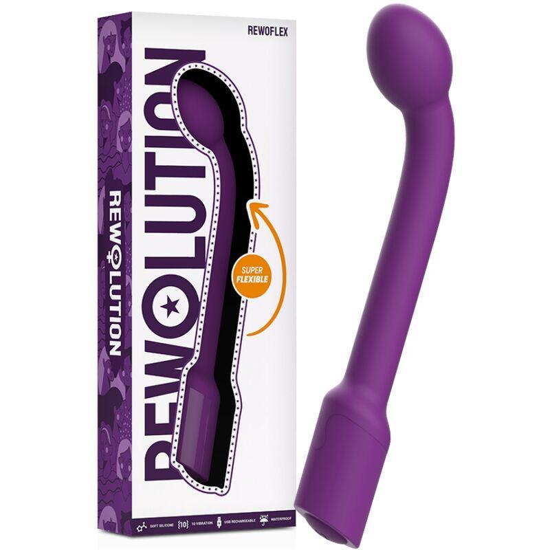 REWOLUTION - REWOFLEX FLEXIBLE G-POINT STIMULATOR VIBRATOR — zdjęcie 3