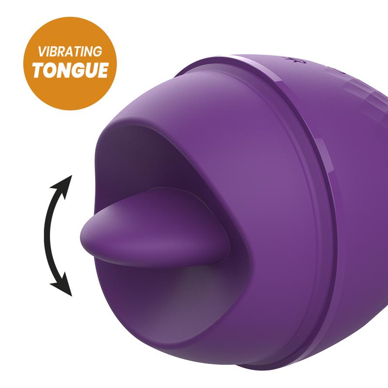 REWOLUTION - REWOLINGO VIBRATOR WITH TONGUE — zdjęcie 3
