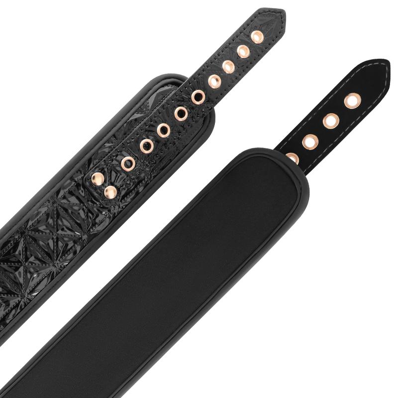 BEGME - BLACK EDITION COLLAR WITH NIPPLE CLAMPS WITH NEOPRENE LINING — zdjęcie 3