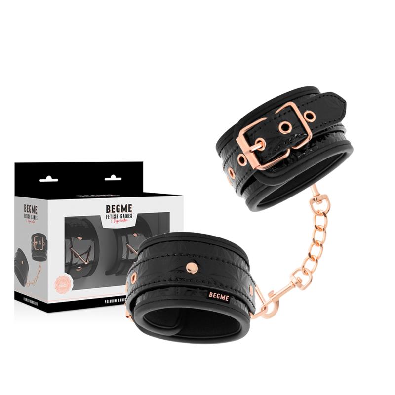 BEGME -  BLACK EDITION PREMIUM HANDCUFFS WITH NEOPRENE LINING — zdjęcie 3