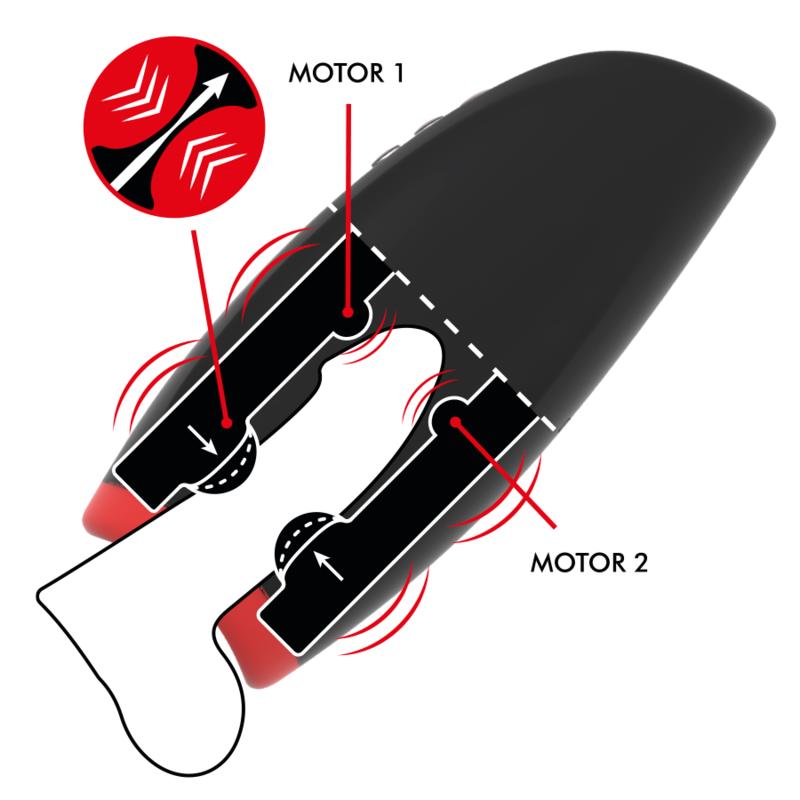 JAMYJOB - NOVAX MASTURBATOR WITH VIBRATION AND COMPRESSION — zdjęcie 3