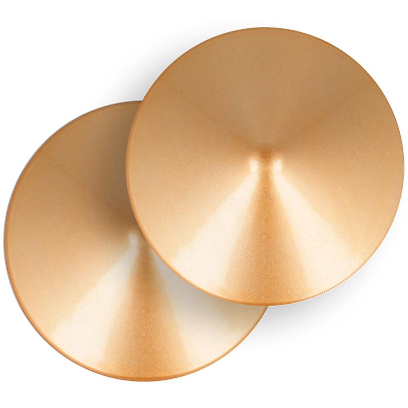 COQUETTE CHIC DESIRE - NIPPLE COVERS GOLDEN CIRCLES — zdjęcie 3