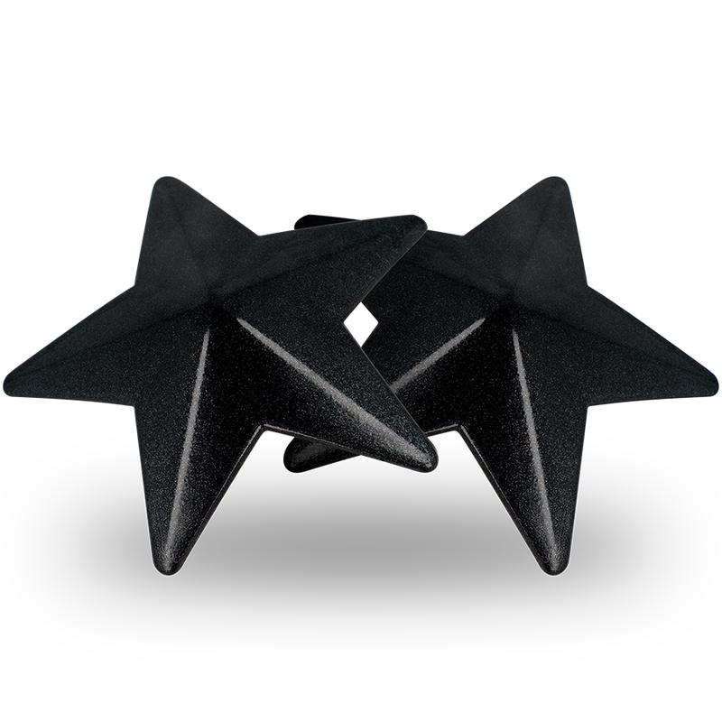 COQUETTE CHIC DESIRE - NIPPLE COVERS BLACK STARS — zdjęcie 3
