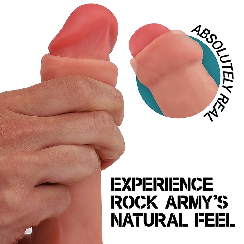 ROCK ARMY - ROCKARMY - LIQUID SILICONE FOX 19 CM -O- 3.2 CM — zdjęcie 3