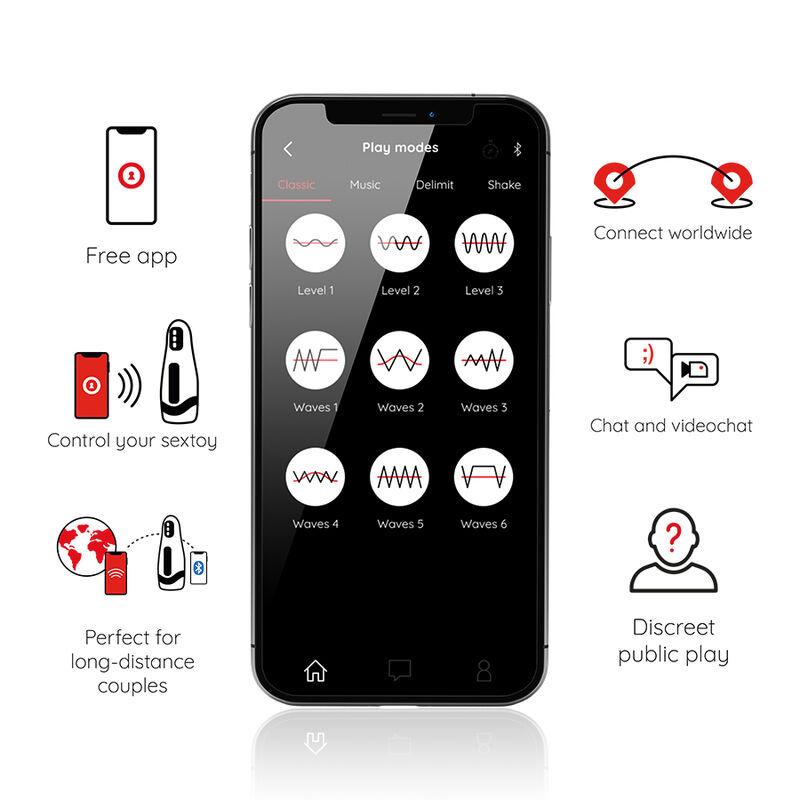 ONINDER - SEOUL RECHARGEABLE MALE MASTURBATOR 10 SPEED - FREE APP — zdjęcie 3