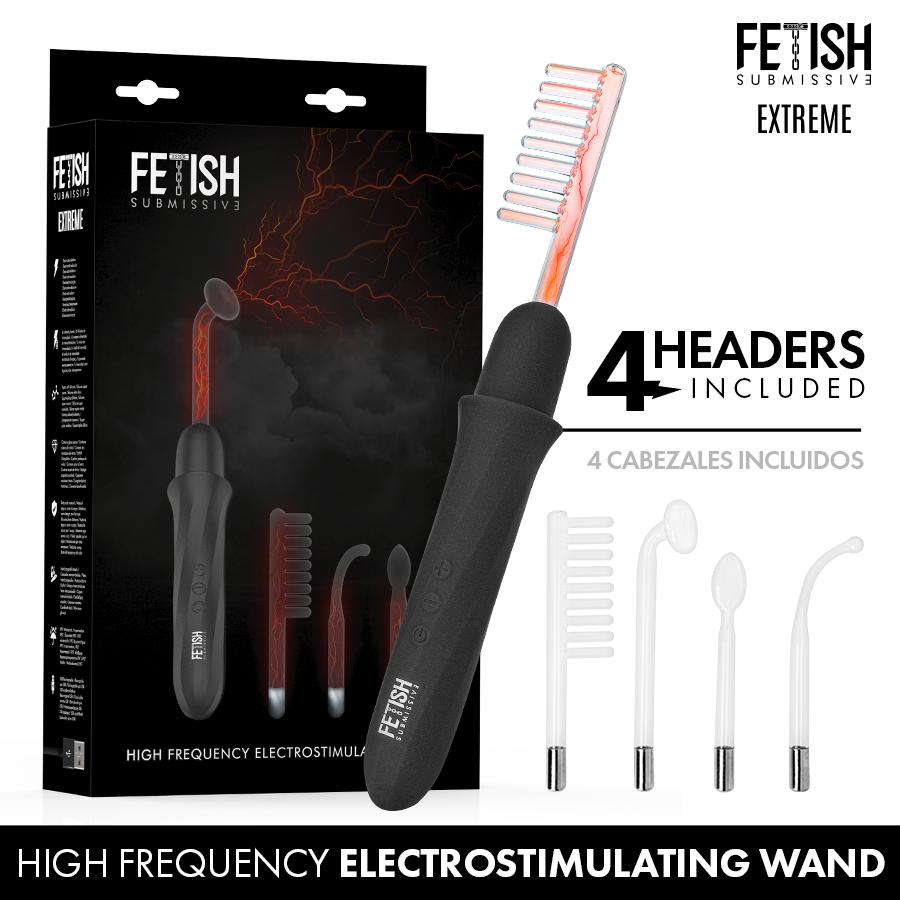 FETISH SUBMISSIVE - HIGH FREQUENCY ELECTROSTIMULATION WAND — zdjęcie 3