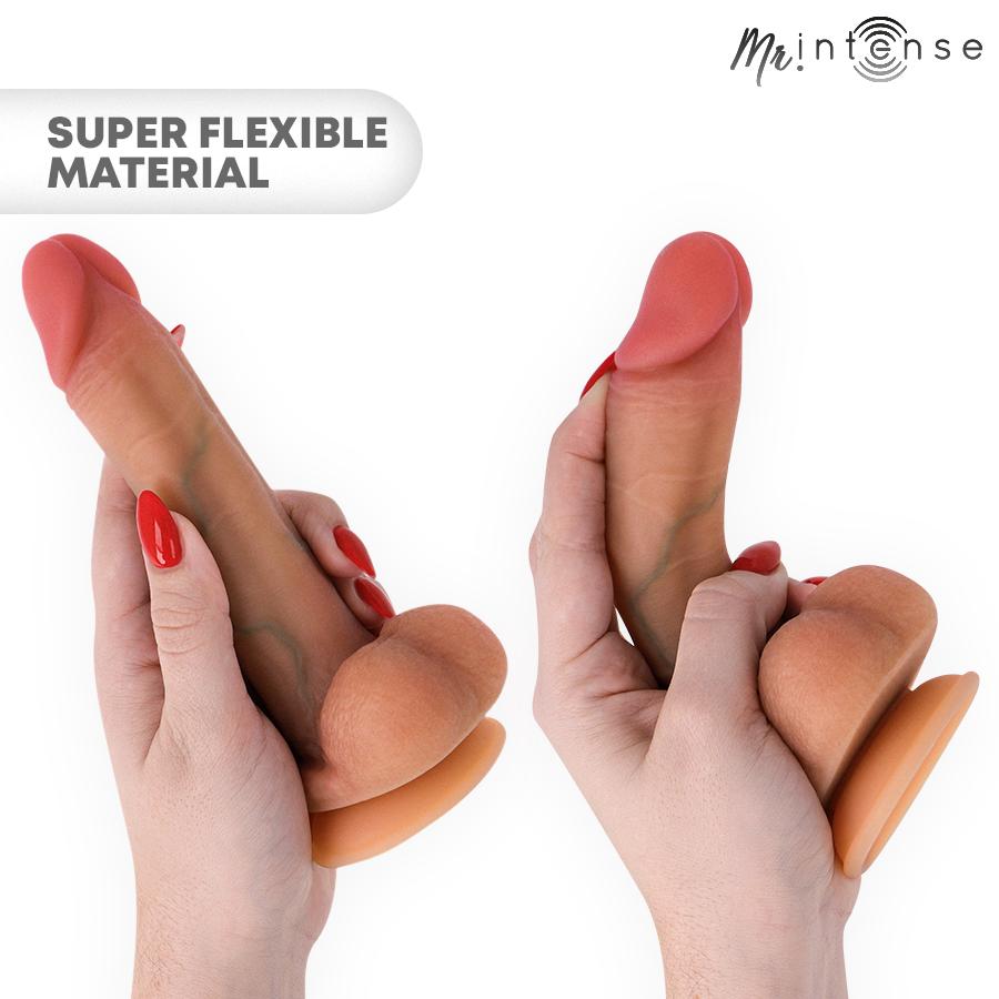 MR. INTENSE DILDOS - MR INTENSE - GARY S ULTRA-REALISTIC SILICONE COCK WITH TESTICLES 17.8 CM -O- 4.2 CM — zdjęcie 3
