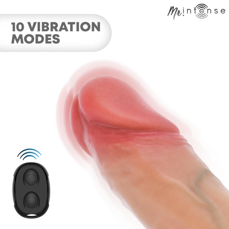 MR. INTENSE PENIS ACCESSORIES - MR INTENSE - ARNOLD M VIBRATOR SILICONE PENIS SLEEVE WITH REMOTE CONTROL 14.5 CM -O- 4 CM — zdjęcie 3