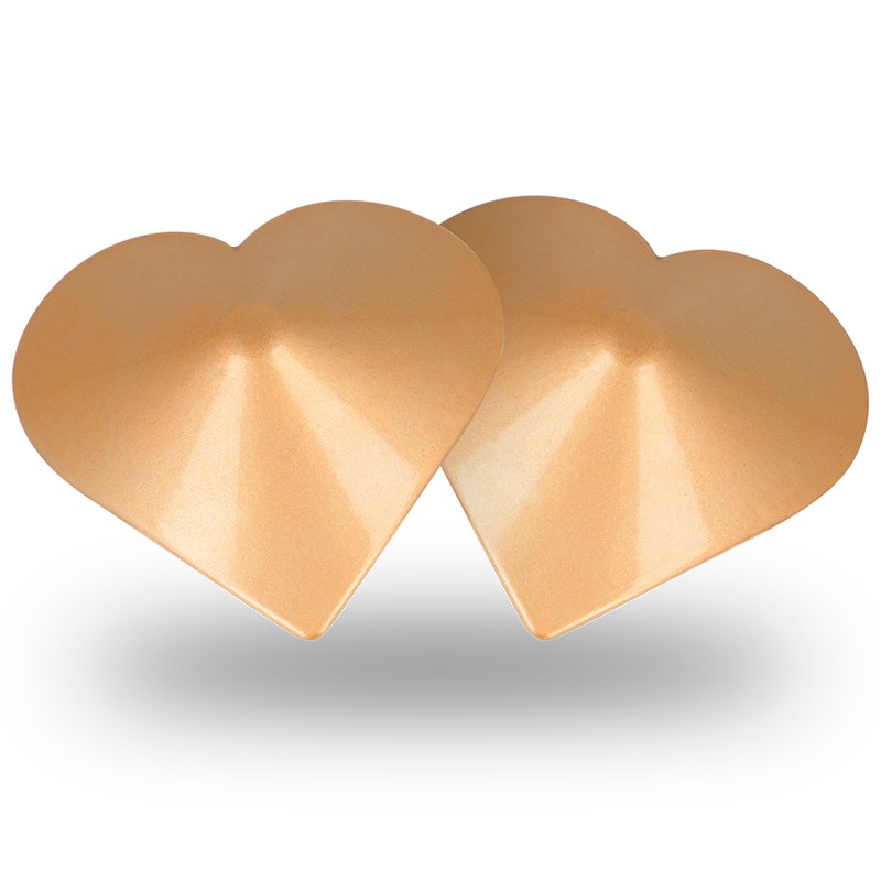 COQUETTE CHIC DESIRE - NIPPLE COVERS GOLDEN HEARTS — zdjęcie 3