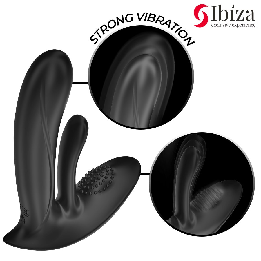 IBIZA - WEARABLE VIBRATOR WITH G-SPOT AND CLITORIS STIMULATION WITH REMOTE CONTROL — zdjęcie 3