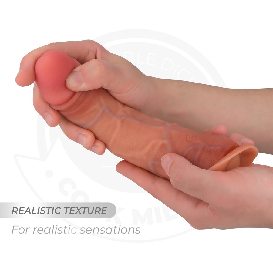 COCK MILLER - HYPER-REALISTIC DILDO WITH SUCTION CUP AND THRUSTING WITH REMOTE CONTROL 20.5 CM — zdjęcie 3