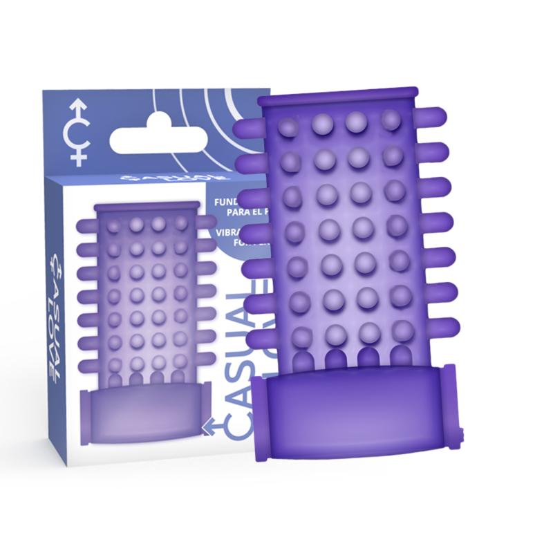 CASUAL LOVE - RING VIBRATING SLEEVE PURPLE — zdjęcie 4
