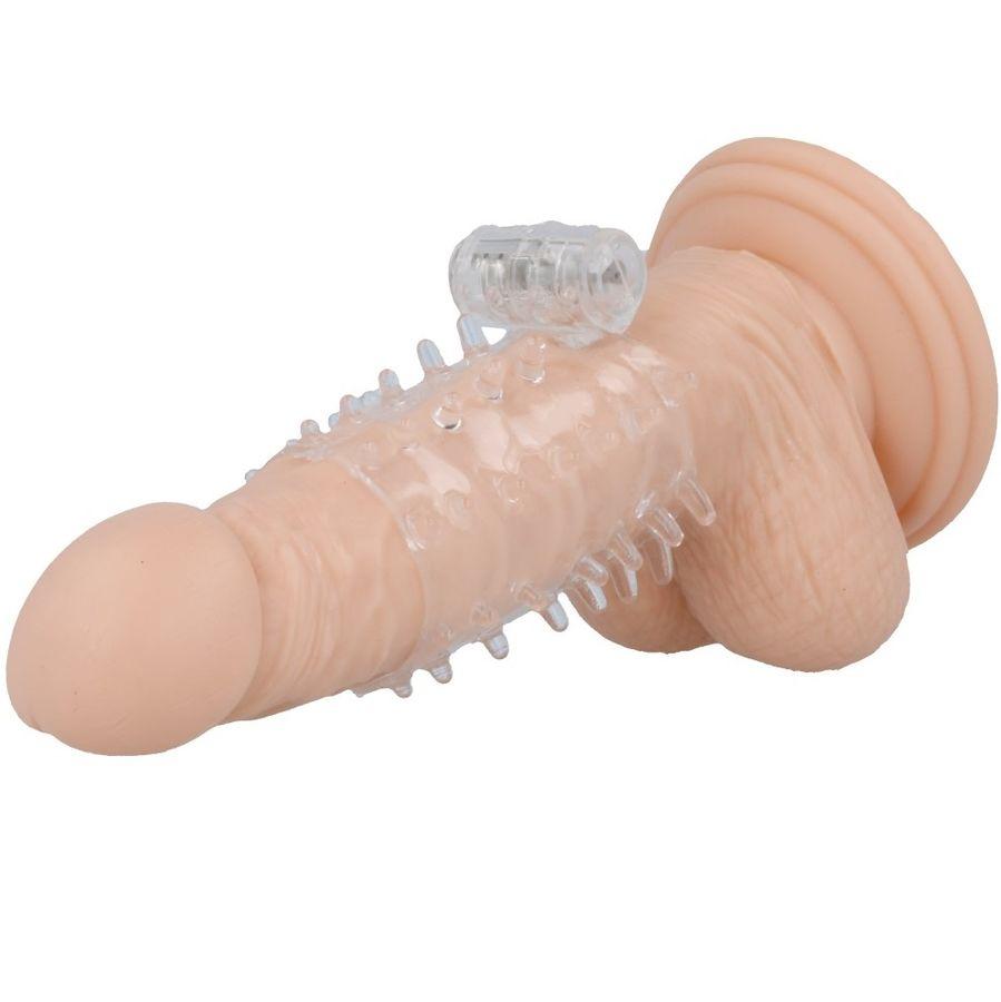 CASUAL LOVE - RING VIBRATING SLEEVE TRANSPARENT — zdjęcie 4