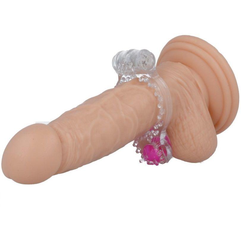CASUAL LOVE - RING VIBRATING DOUBLE PLEASURE TRANSPARENT — zdjęcie 4